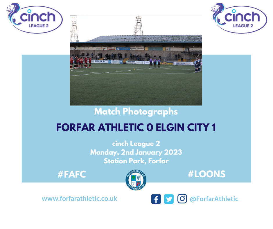 2023-01-02 Forfar Athletic 0 Elgin City 1